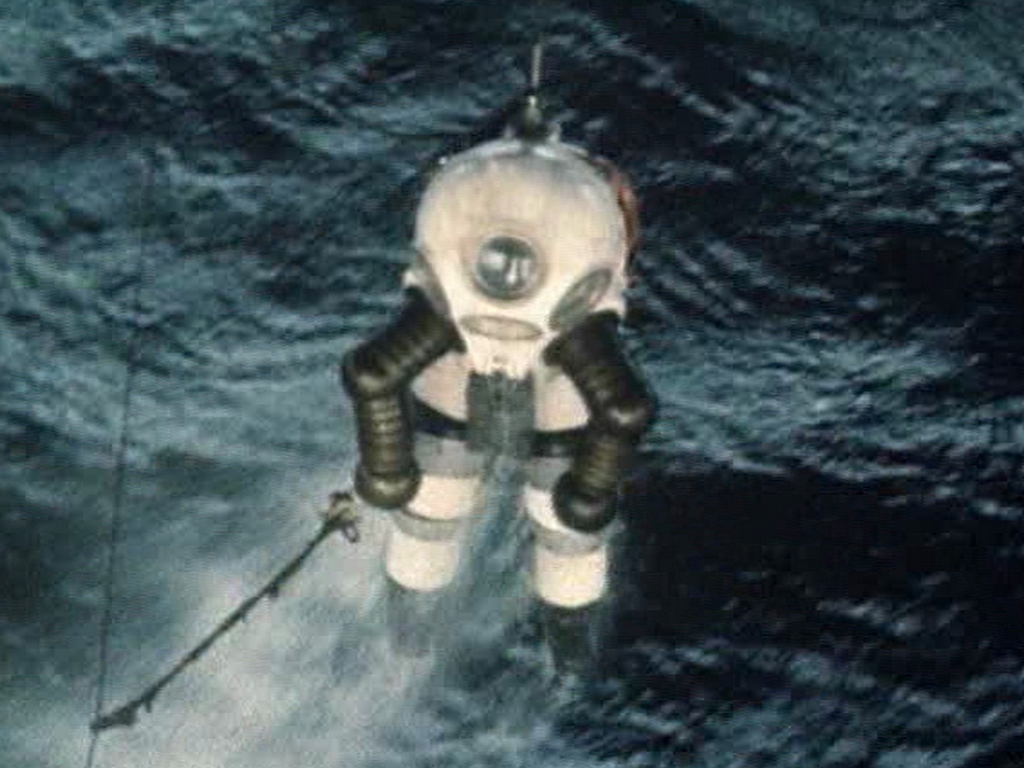 JIM being hauled in